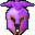 Purple Demon Helmet